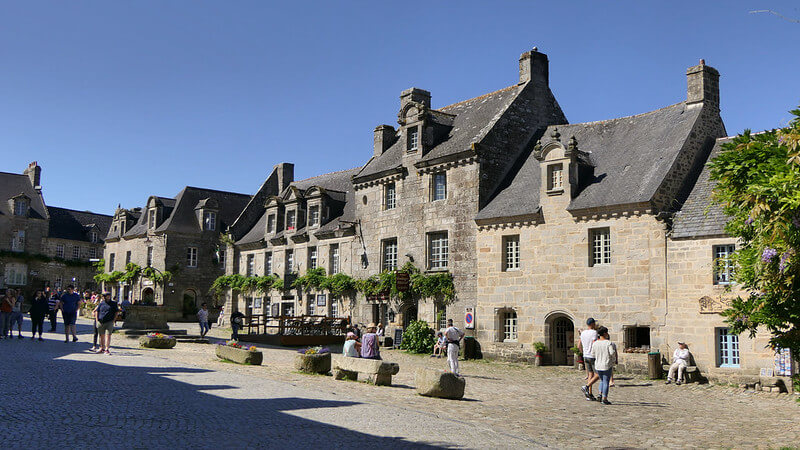 Village de Locronan dans le Finistère
